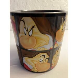 Many Faces of Grumpy Dwarf Tea Coffee Hot Chocolate Mug Cup Disney Collectible